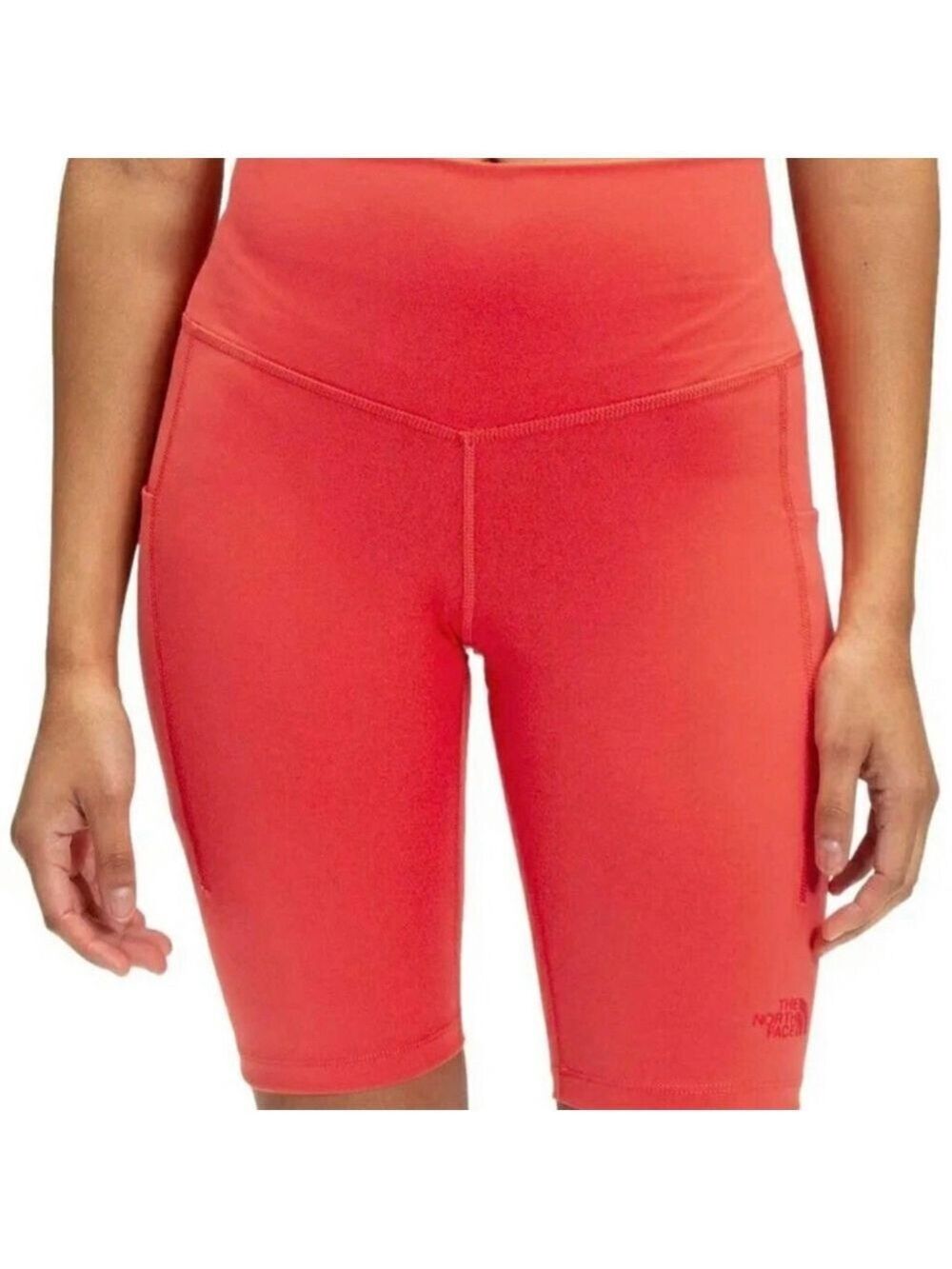The North Face Motivation Pocket 9” Bike Shorts Size M Horizon Red